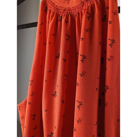 Aritzia Wilfred halter neck floral dress size Small - Picture 3 of 6